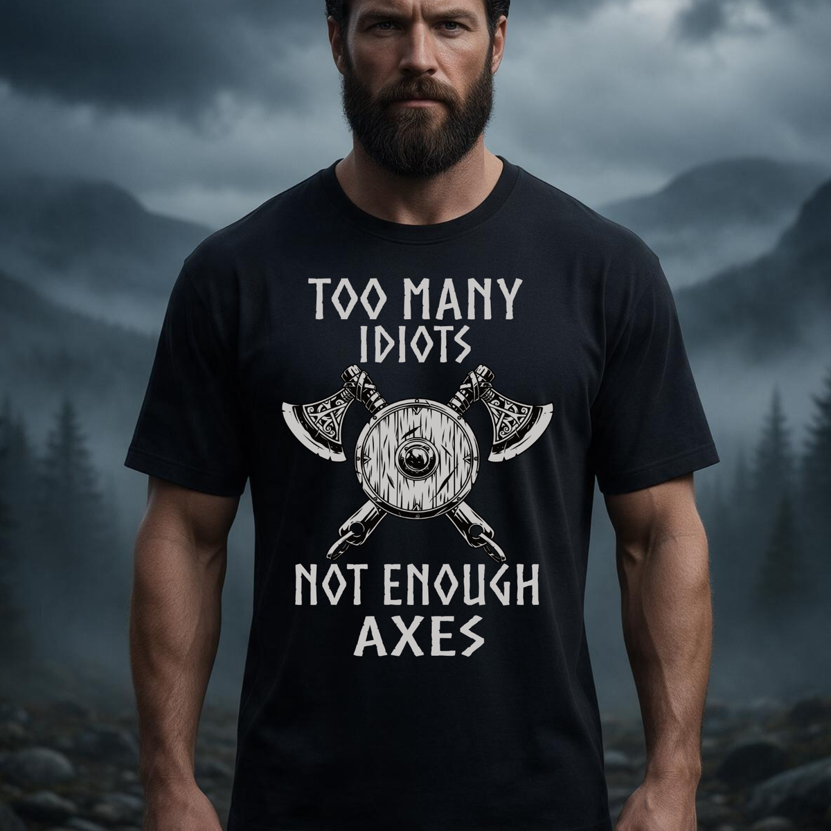 To many Idiots Herren T-Shirt