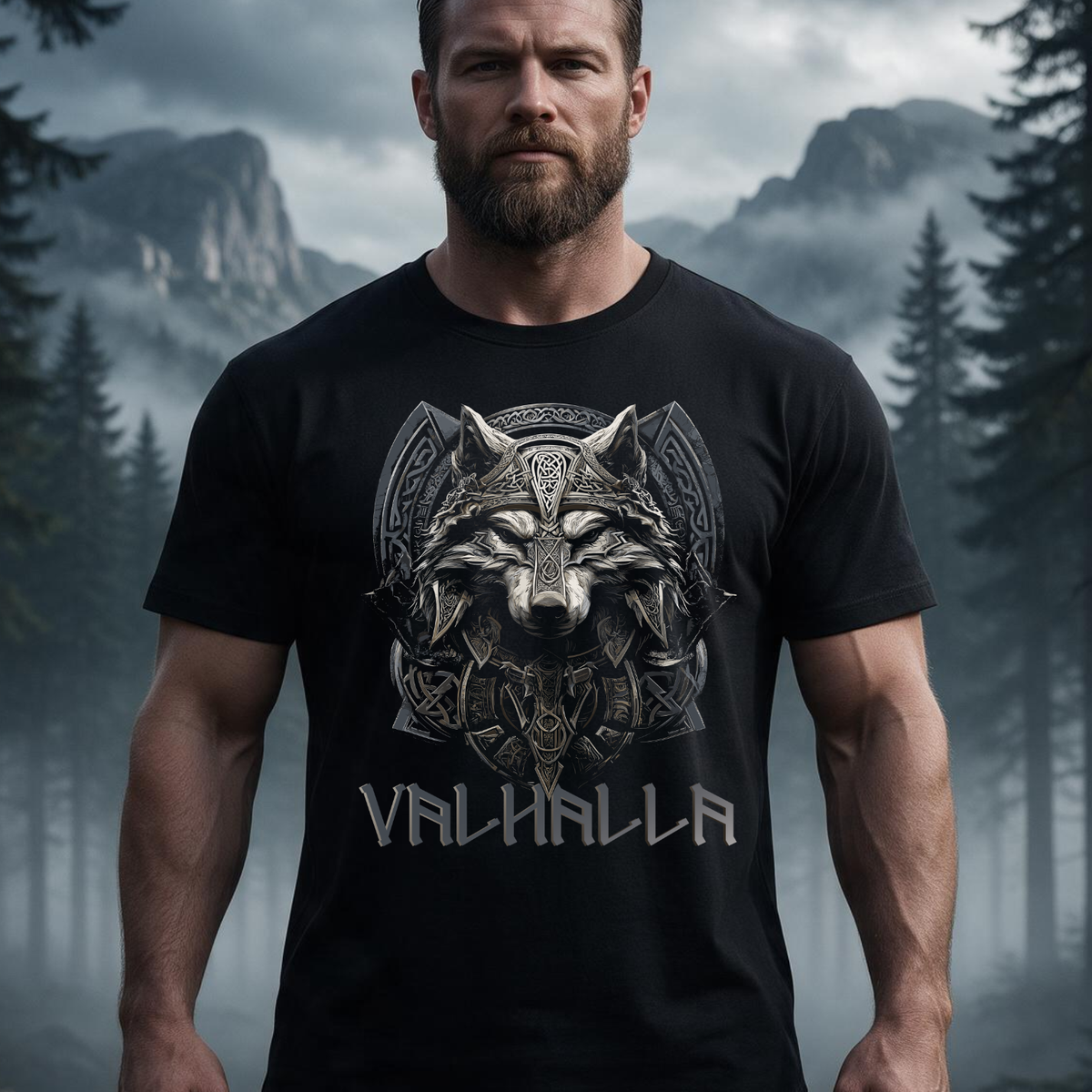 Herren T-Shirt Valhalla