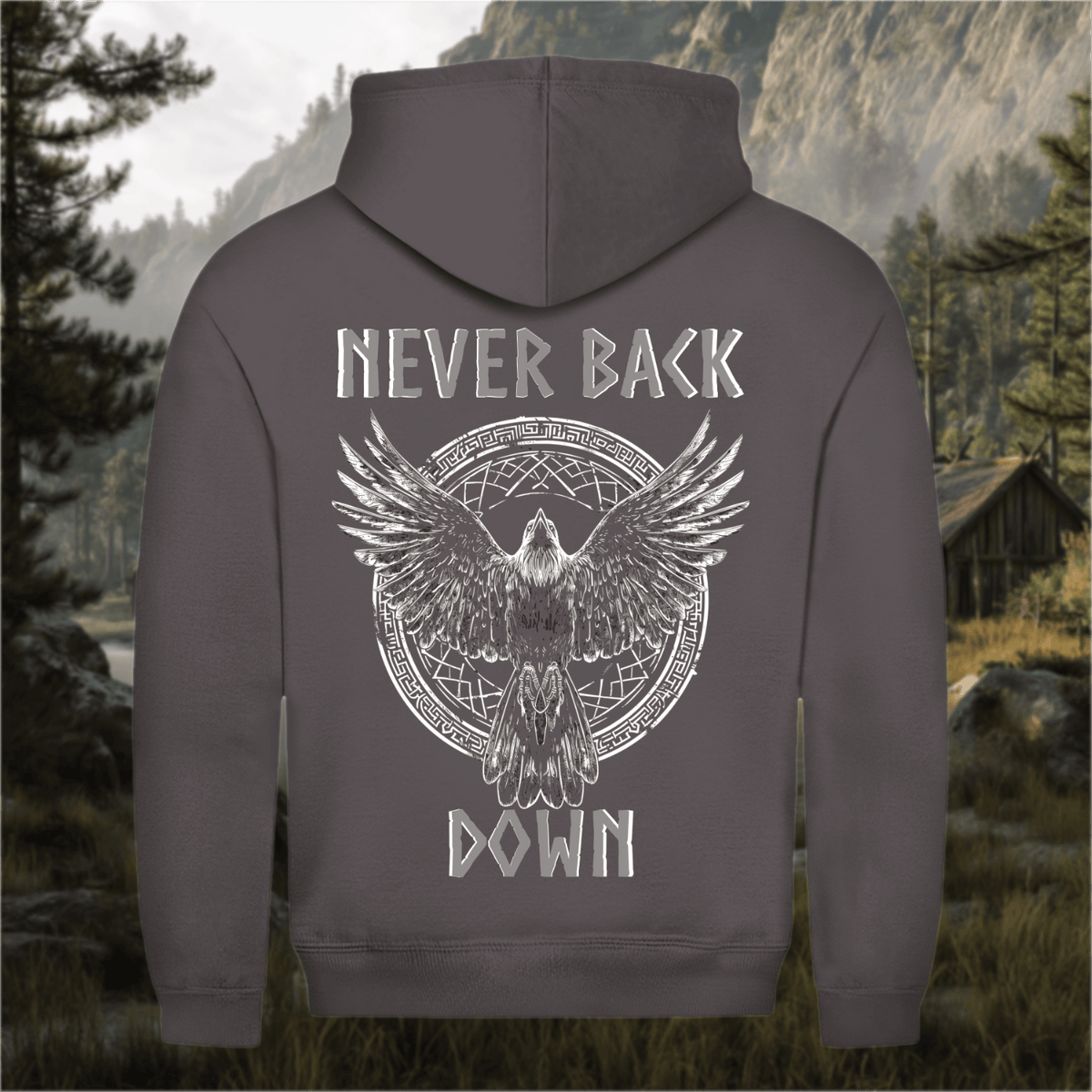 Never back Down - Herren Hoodie