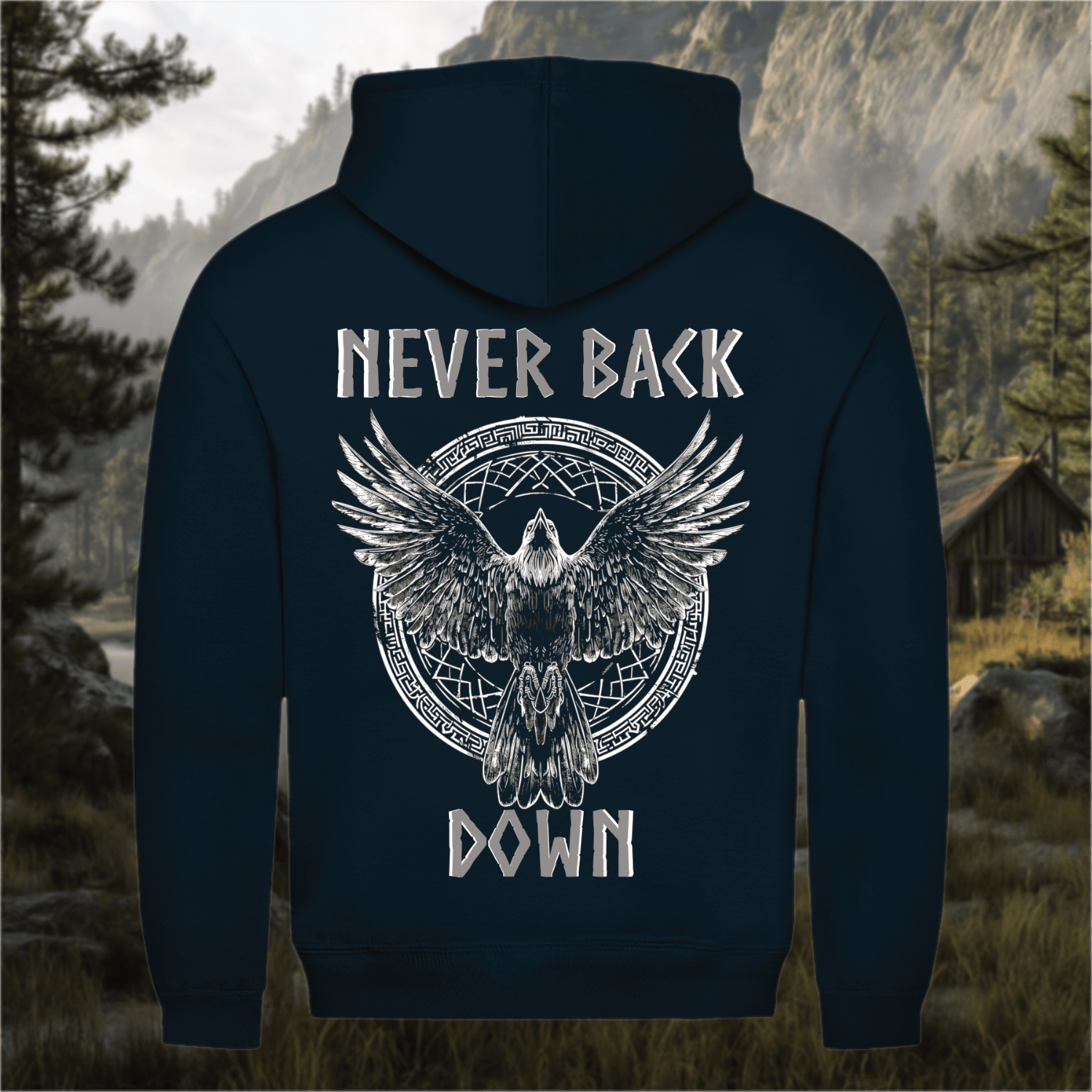 NEVER BACK DOWN - Hoodie