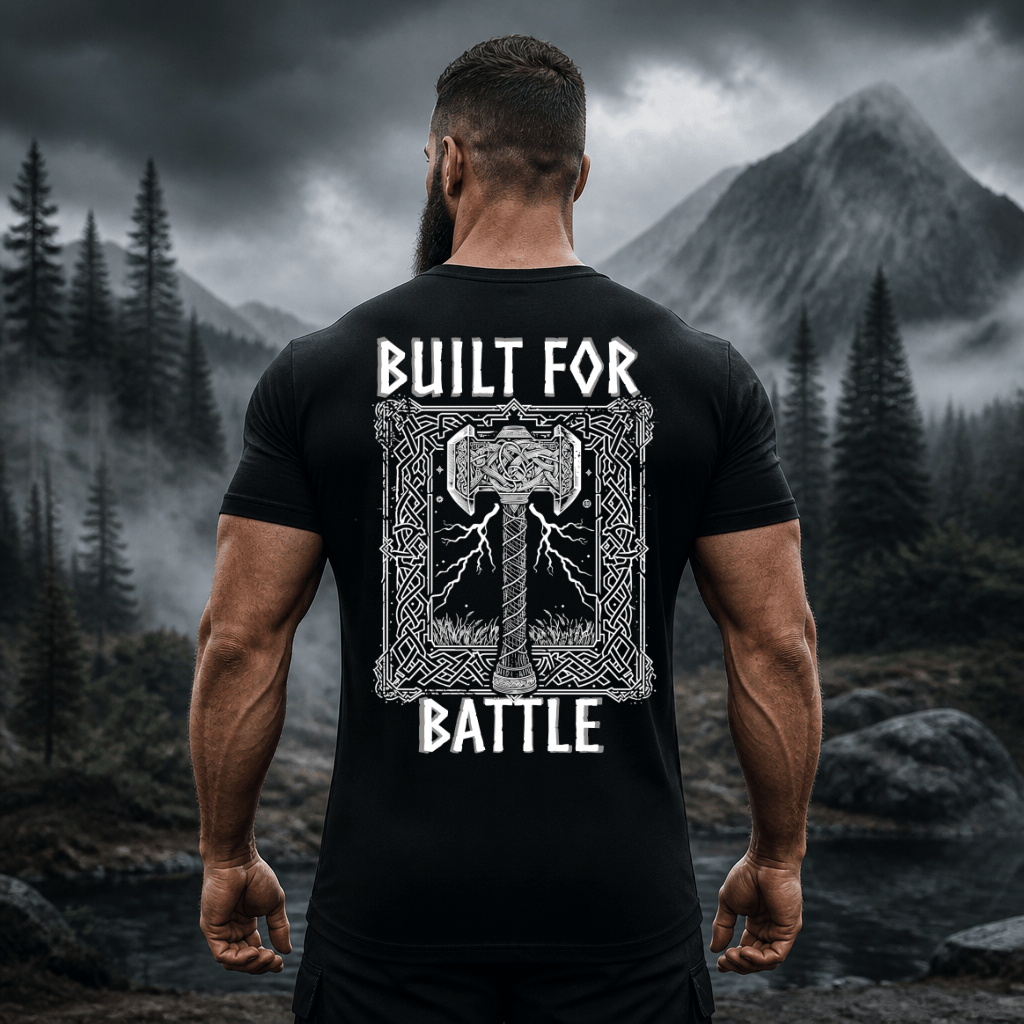 Built for Battle Backprint - Premium Herren T-Shirt