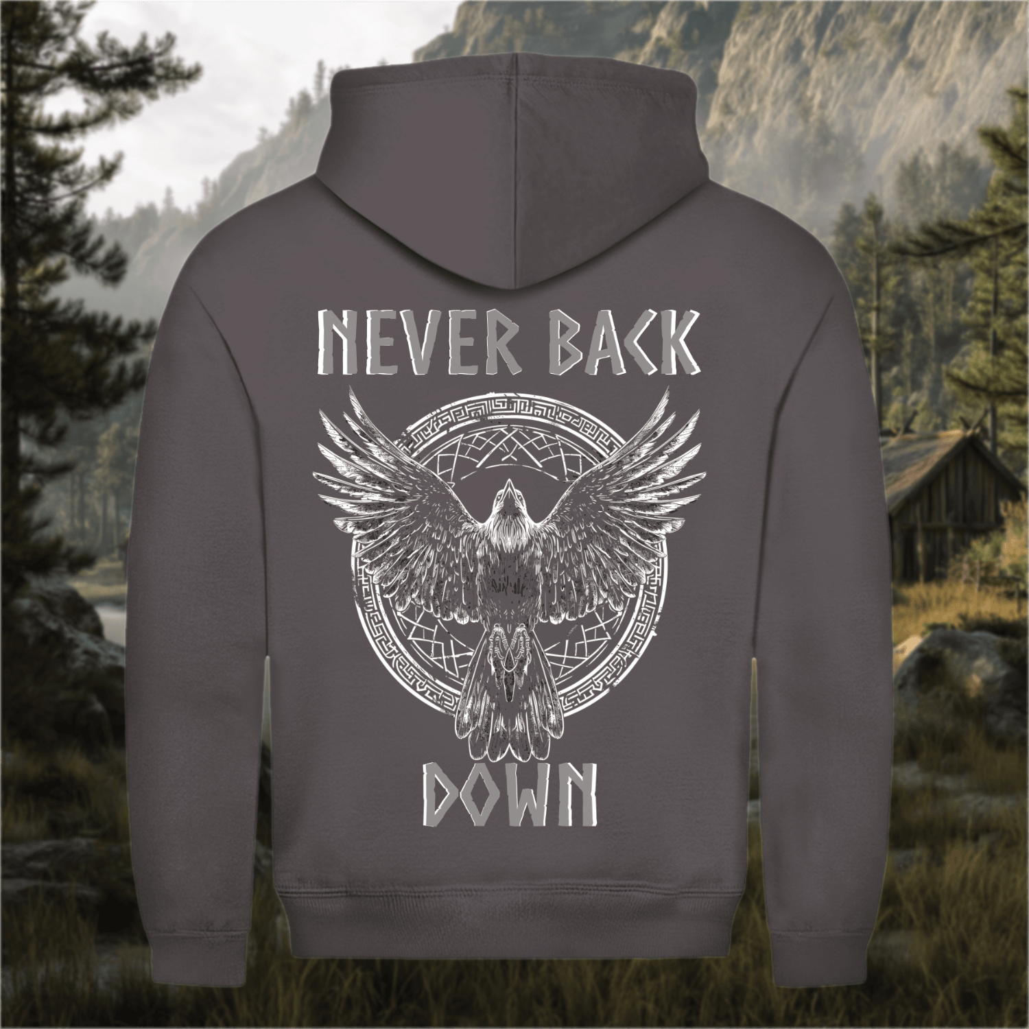 NEVER BACK DOWN - Hoodie