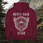 NEVER BACK DOWN - Hoodie