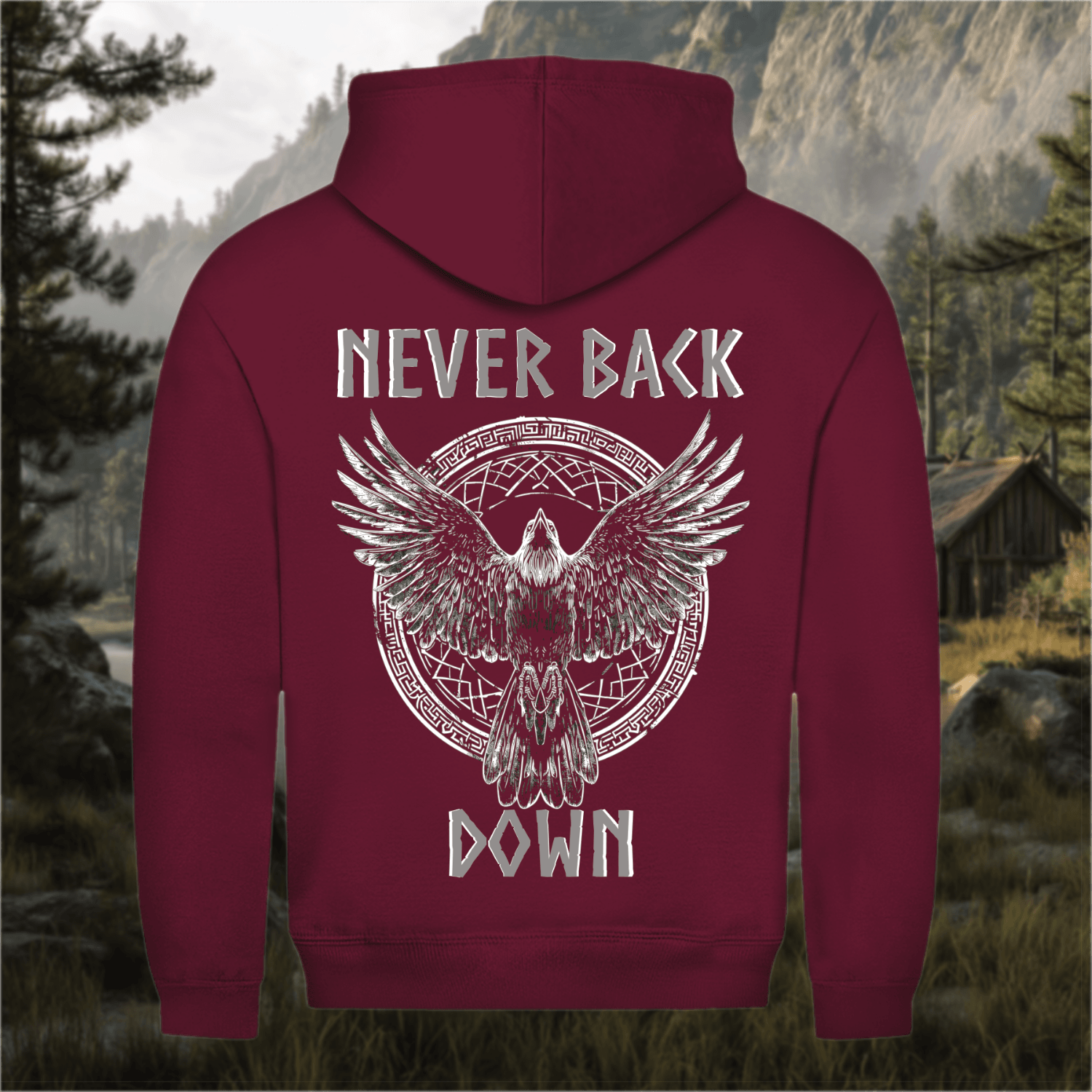 NEVER BACK DOWN - Hoodie