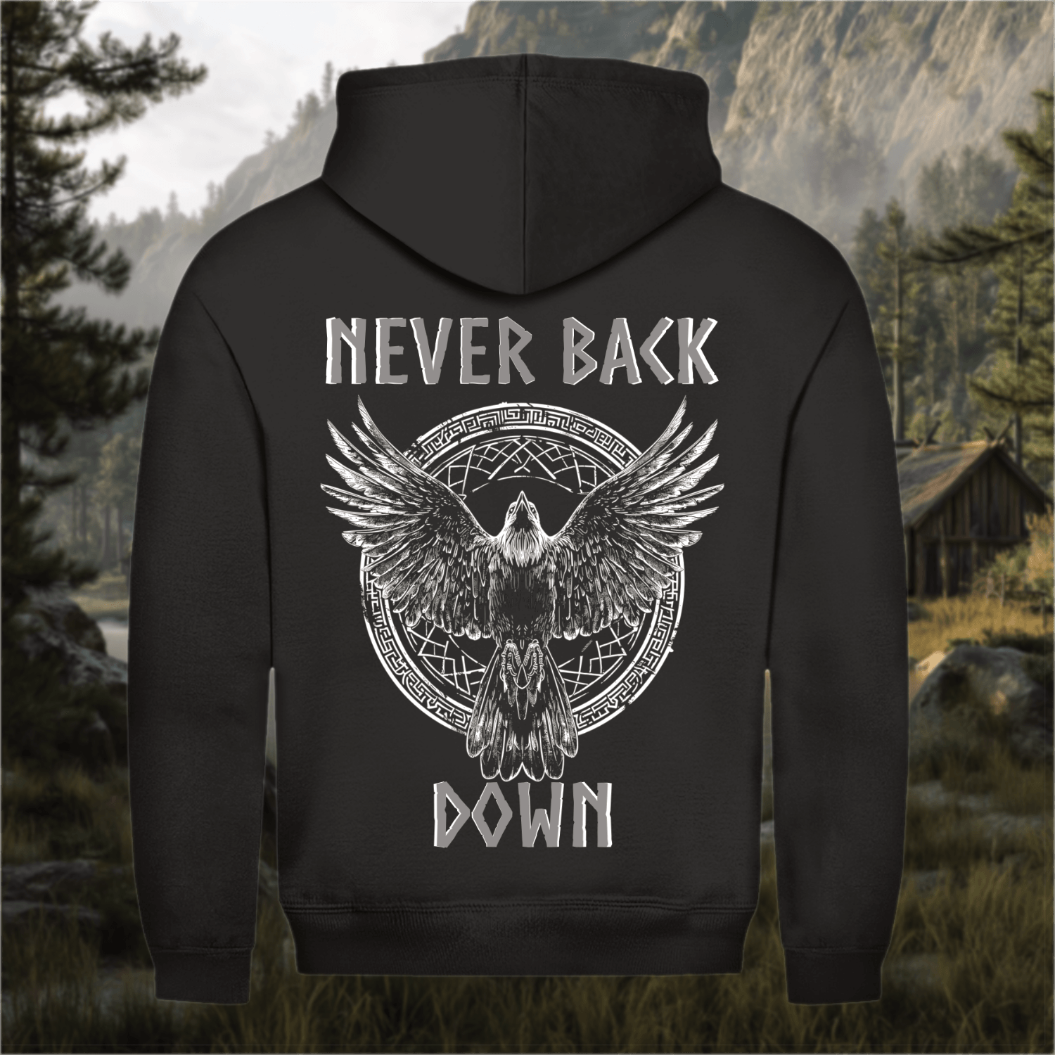 NEVER BACK DOWN - Hoodie