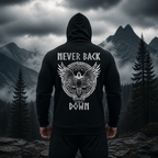 NEVER BACK DOWN - Hoodie