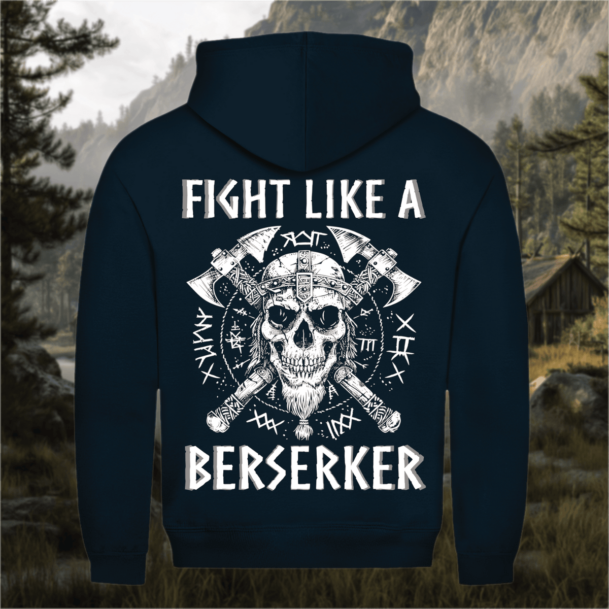 Fight like a Berserker - Herren Hoodie