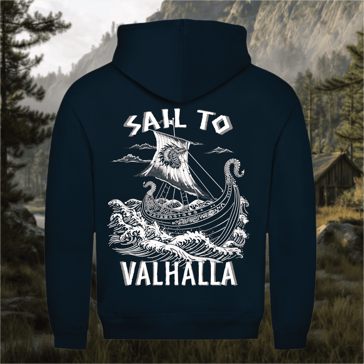 Sail to Valhalla - Herren Hoodie