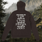 Mein Herz für Odin - Backprint - Unisex Hoodie