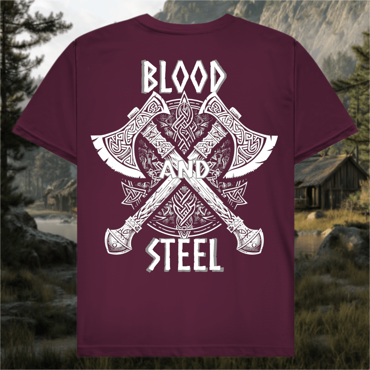 Blood and Steel - Premium Herren T-Shirt