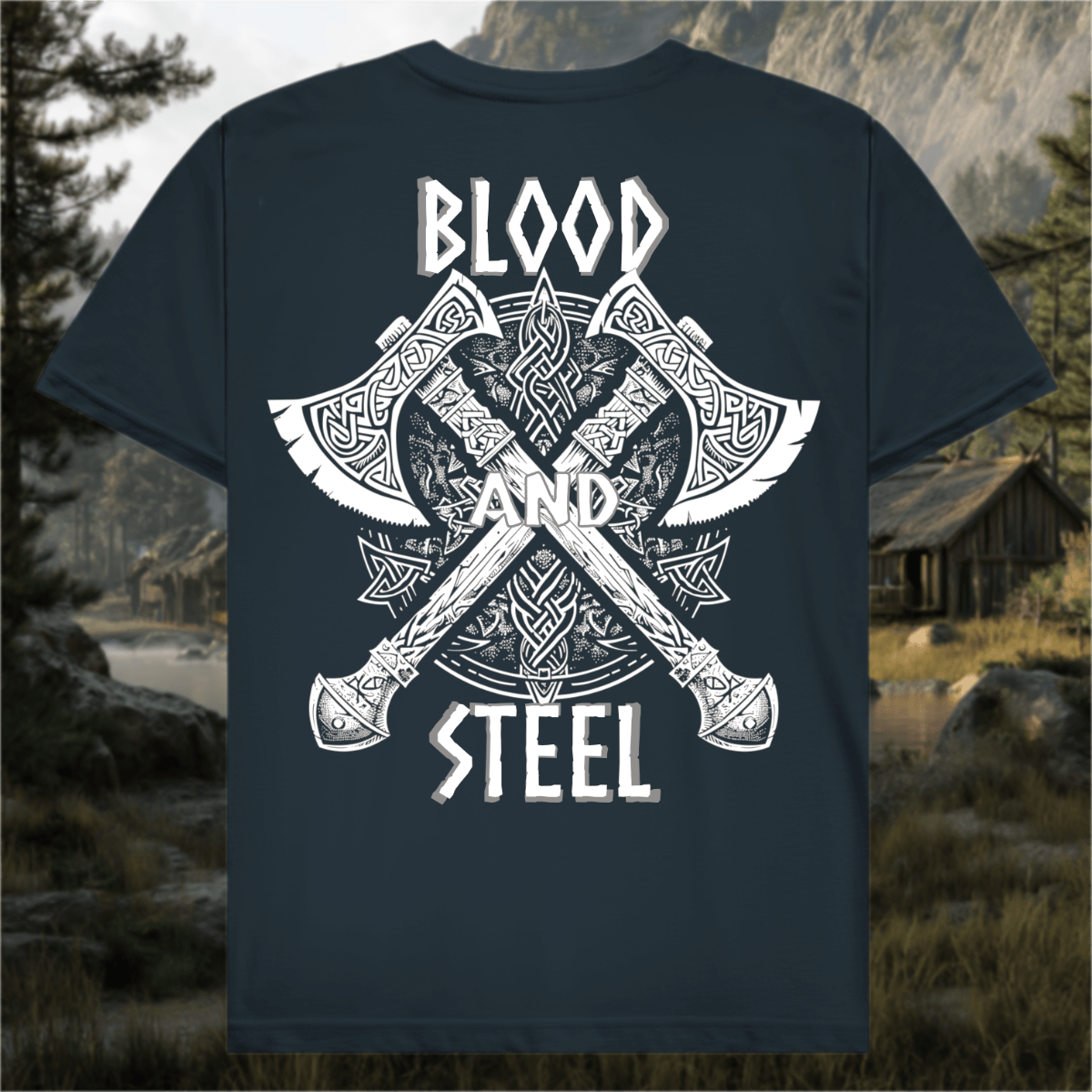 Blood and Steel - Premium Herren T-Shirt