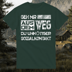 Geh mir aus dem Weg - T-Shirt mit Rundhalsausschnitt