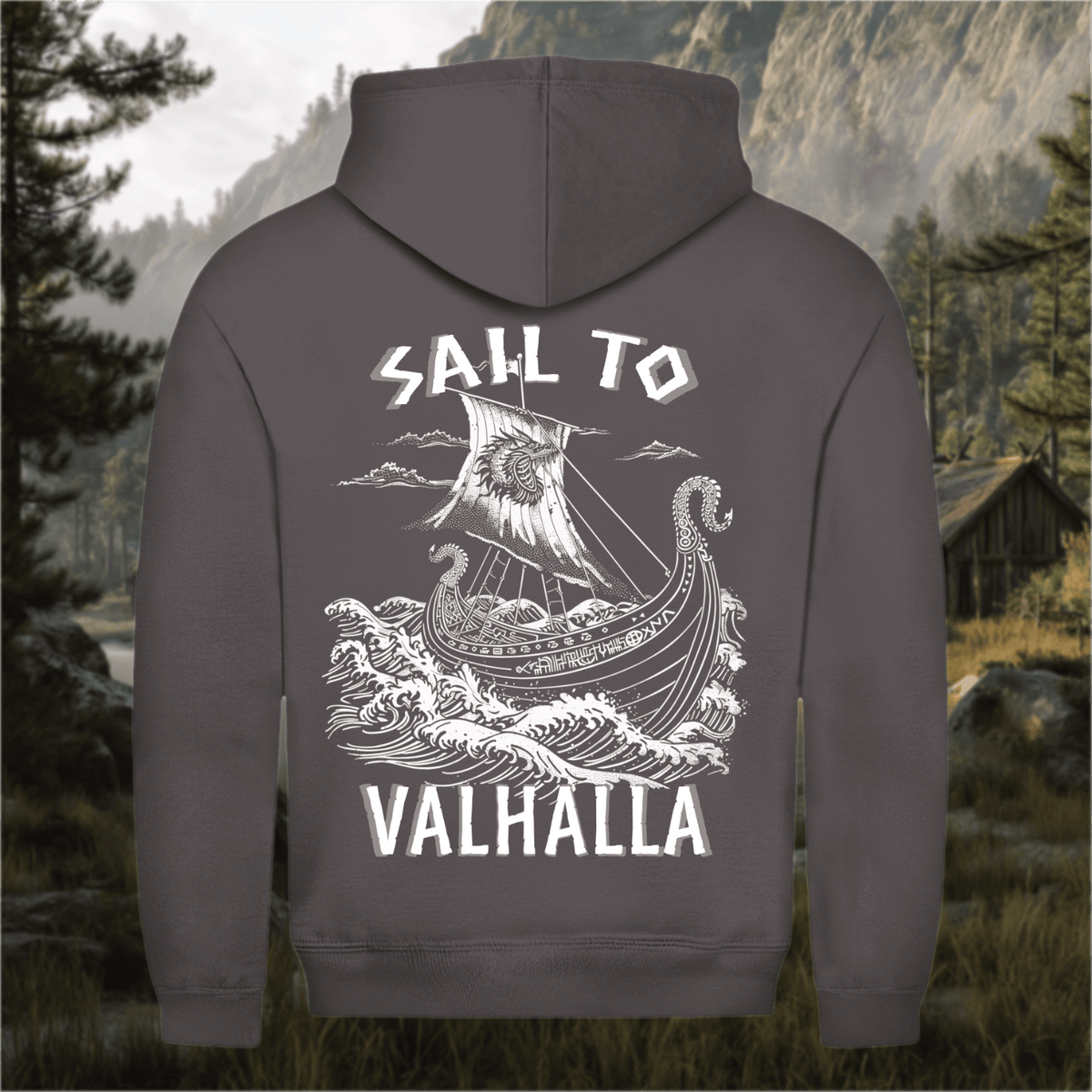 Sail to Valhalla - Herren Hoodie