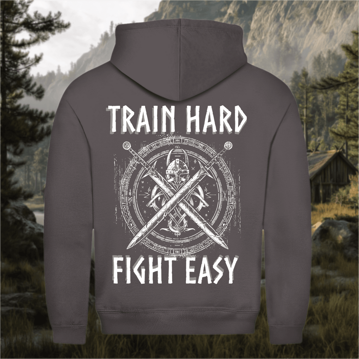 Train Hard Fight Easy - Herren Hoodie