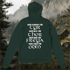 Mein Herz für Odin - Backprint - Unisex Hoodie