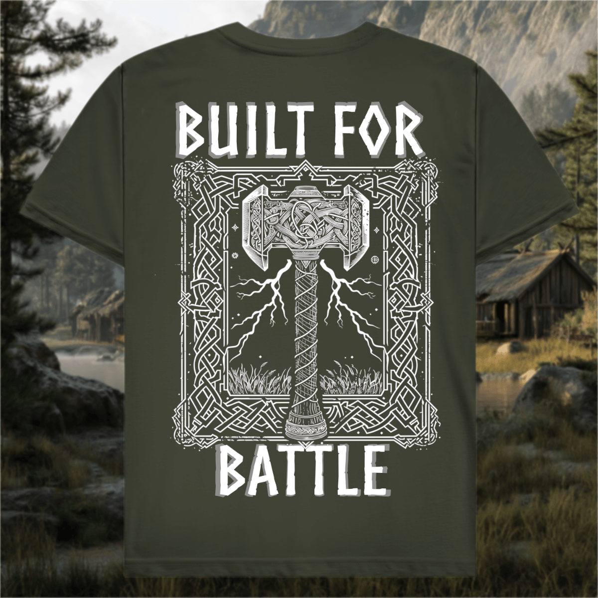 Built for Battle - Premium Herren T-Shirt
