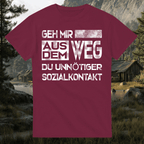 Geh mir aus dem Weg - T-Shirt mit Rundhalsausschnitt