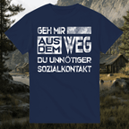 Geh mir aus dem Weg - T-Shirt mit Rundhalsausschnitt