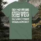Geh mir aus dem Weg - T-Shirt mit Rundhalsausschnitt