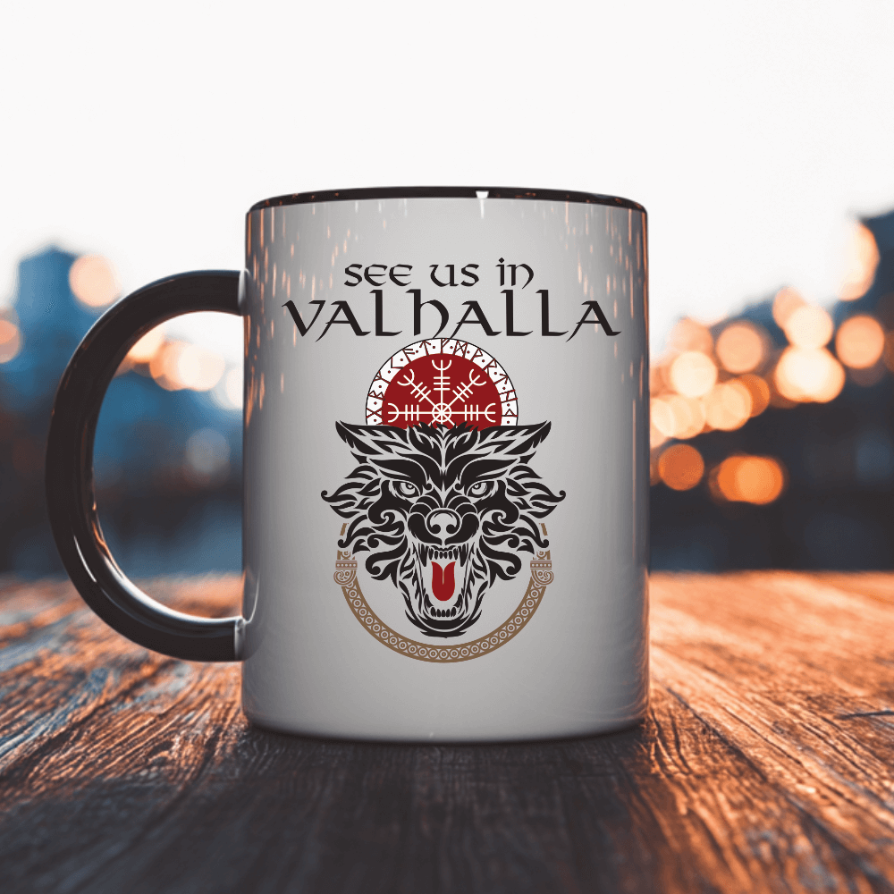 See us in Valhalla - Keramiktasse 325 ml