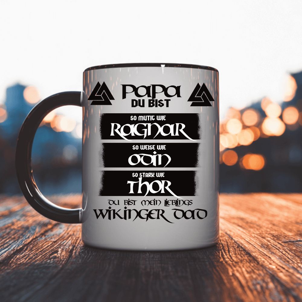 Lieblings Wikinger Dad - Keramiktasse 325 ml