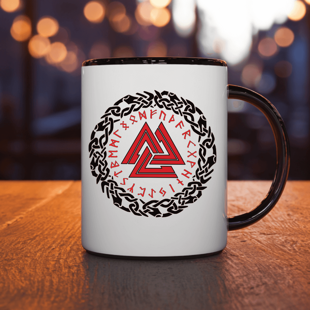 Valknut - Keramiktasse 325 ml