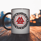 Valknut - Keramiktasse 325 ml