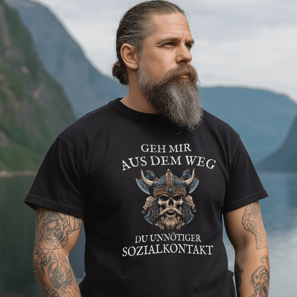 Geh mir aus dem Weg du unnötiger Sozialkontakt T-Shirt