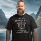Geh mir aus dem Weg du unnötiger Sozialkontakt T-Shirt