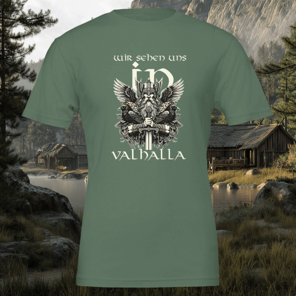 Premium T-Shirt - Wir sehen uns in Valhalla