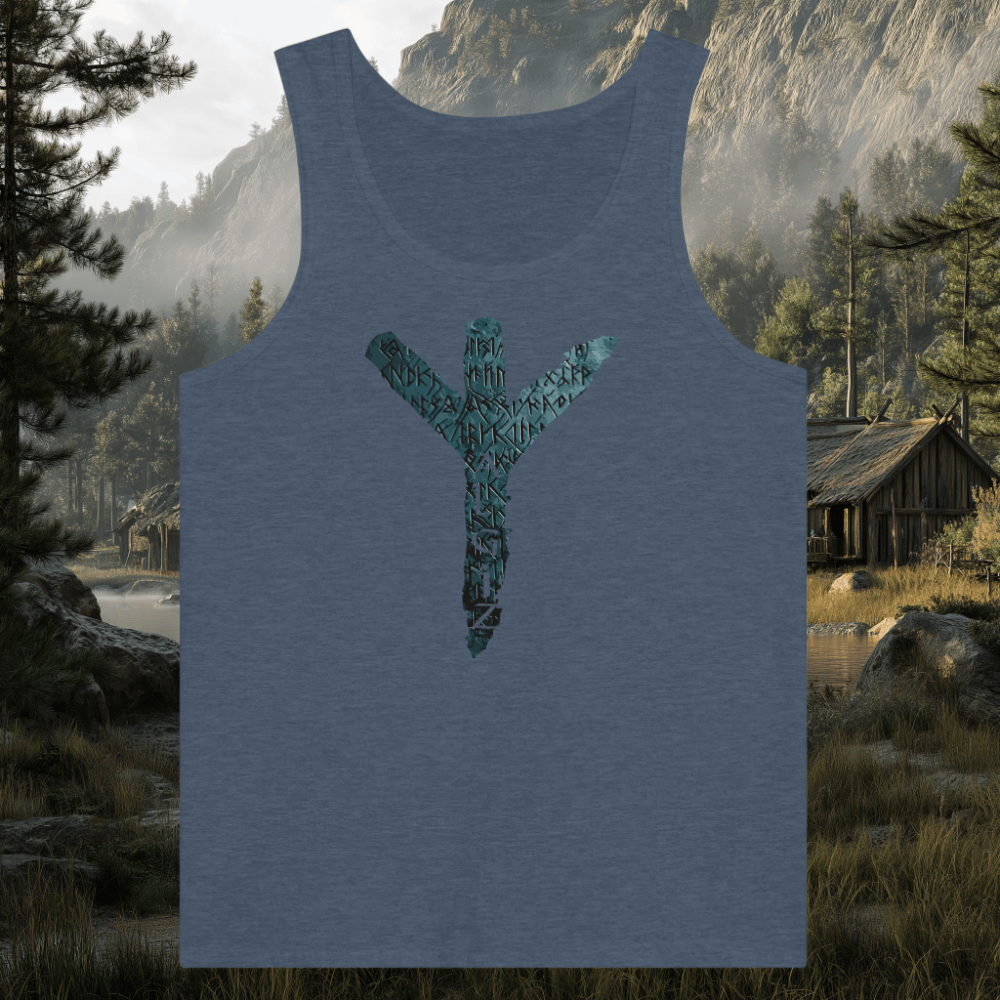 Algiz Rune - Premium Unisex Tank-Top