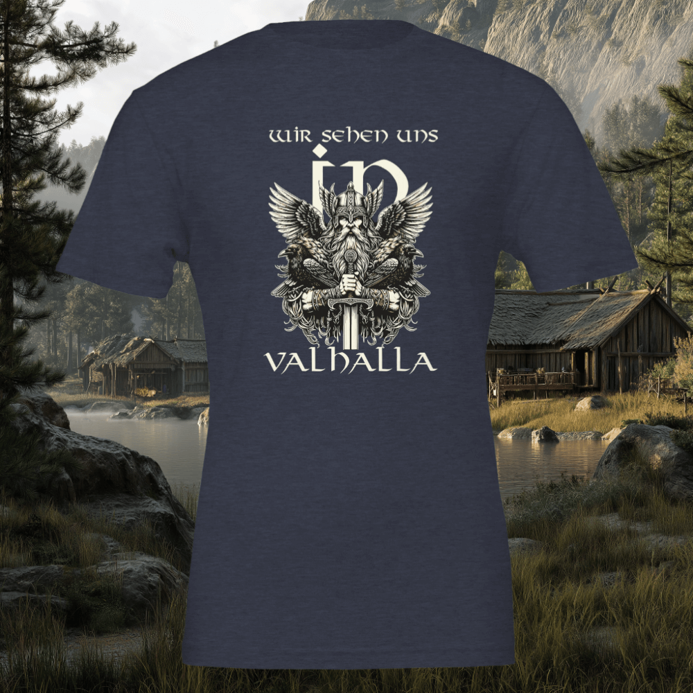 Premium T-Shirt - Wir sehen uns in Valhalla