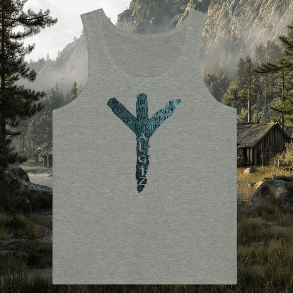 Algiz Rune - Premium Unisex Tank-Top