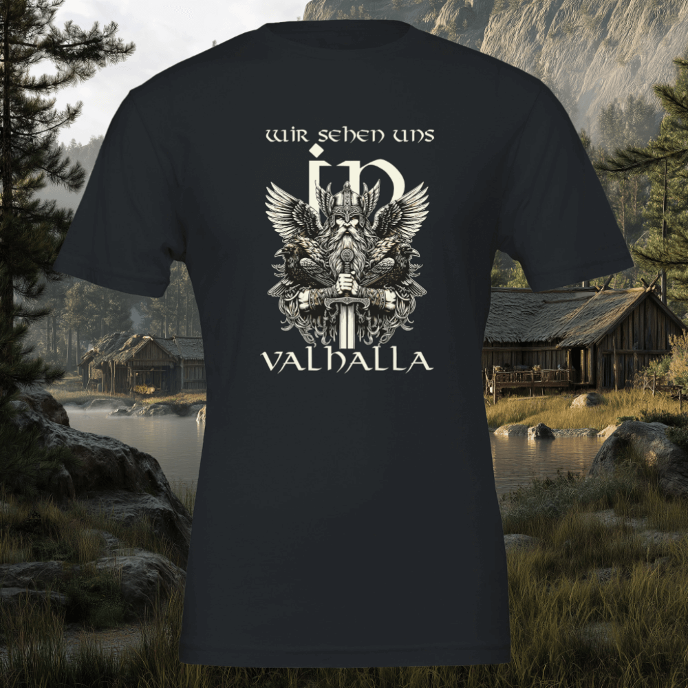 Premium T-Shirt - Wir sehen uns in Valhalla