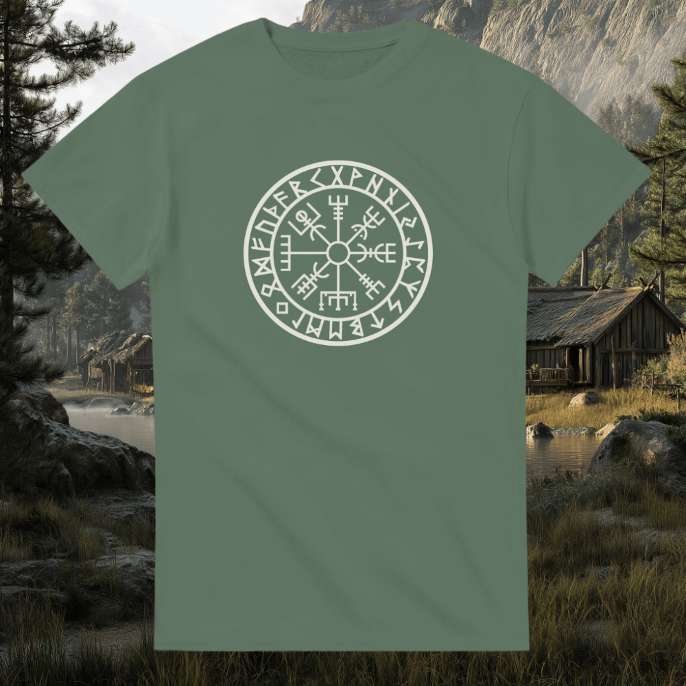Vegvisir Wikingerkompass  T-Shirt