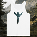 Algiz Rune - Premium Unisex Tank-Top