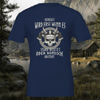 Geheult wird erst wenn es stark Blutet - Wikinger T-Shirt