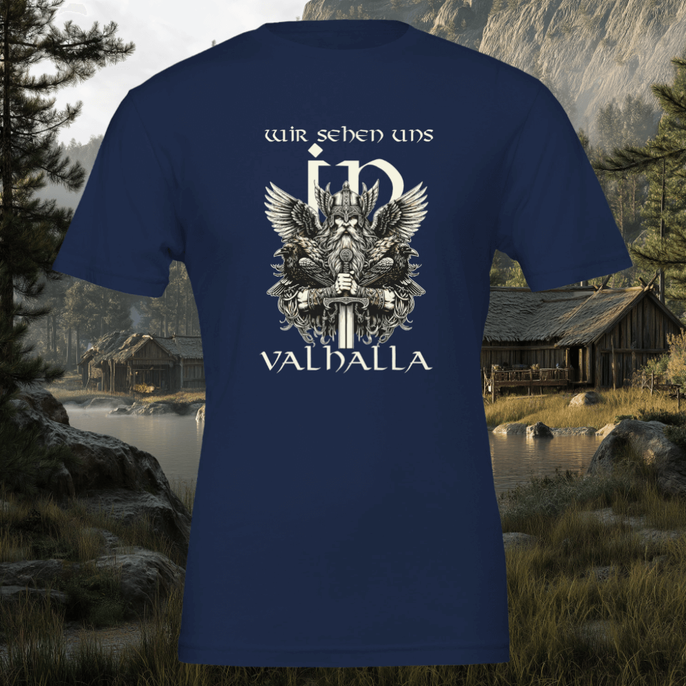 Premium T-Shirt - Wir sehen uns in Valhalla