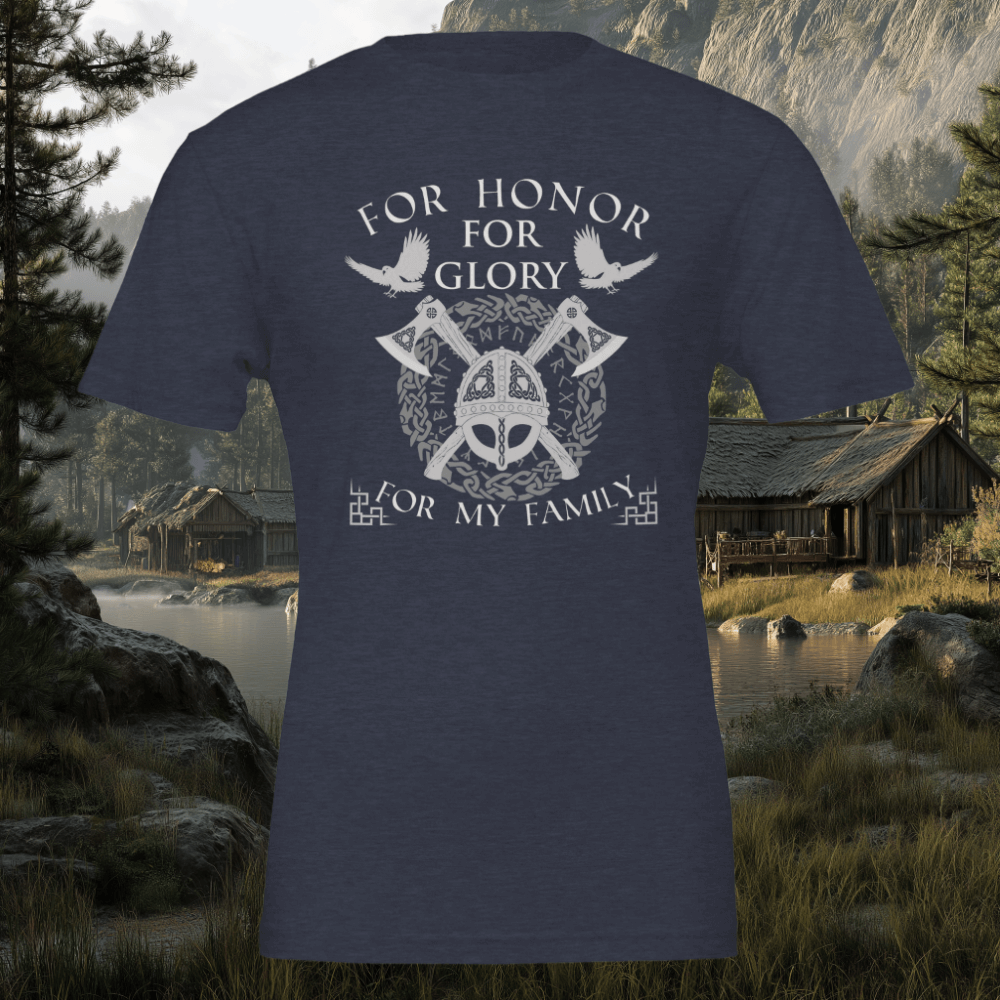 Für meine Familie Wikinger T-Shirt