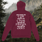 Mein Herz für Odin - Backprint - Unisex Hoodie