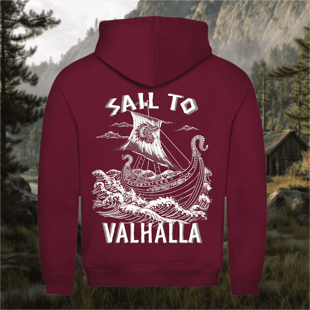 Sail to Valhalla - Herren Hoodie