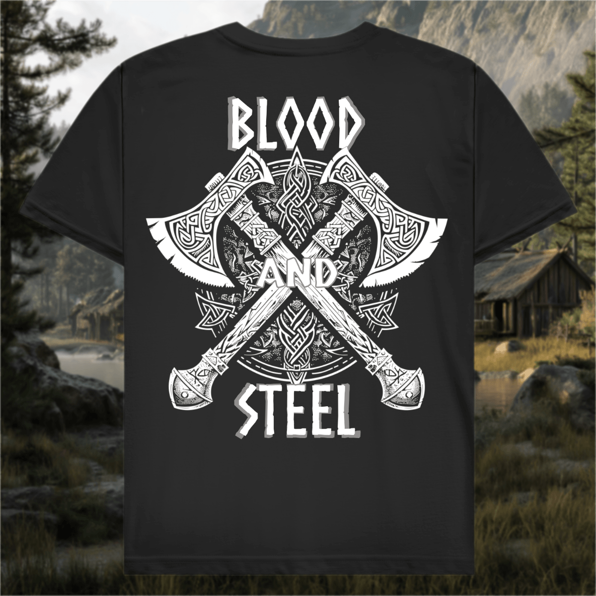 Blood and Steel - Premium Herren T-Shirt