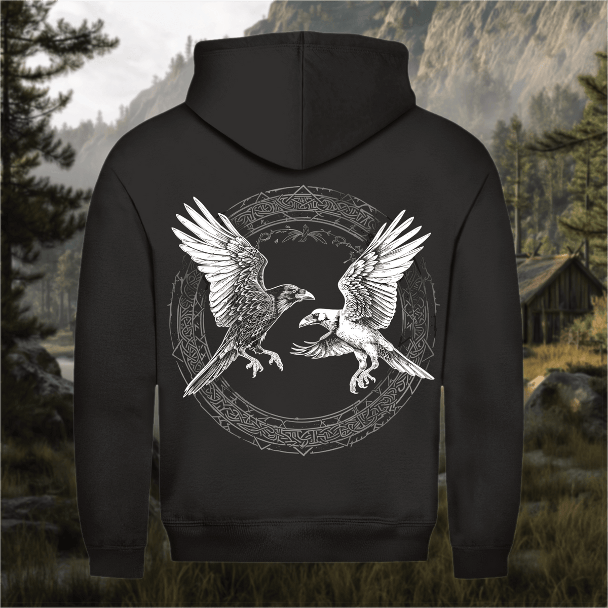 Hugin und Munin- Herren Hoodie