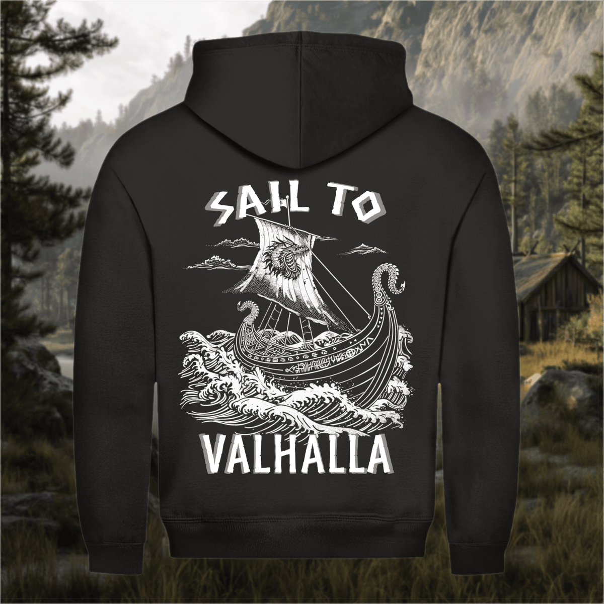 Sail to Valhalla - Herren Hoodie