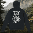 Mein Herz für Odin - Backprint - Unisex Hoodie