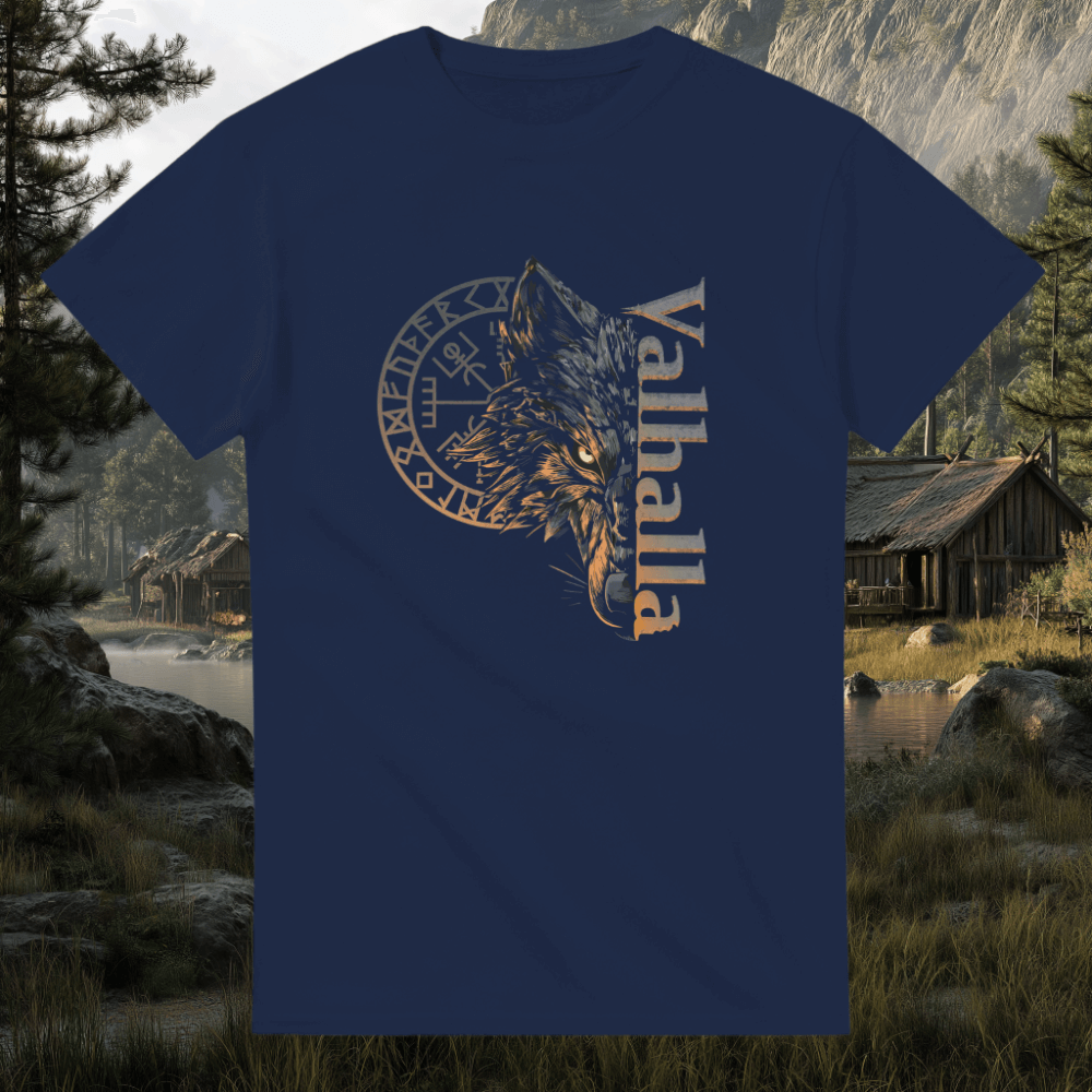 Valhalla Wolf Wikinger T-Shirt