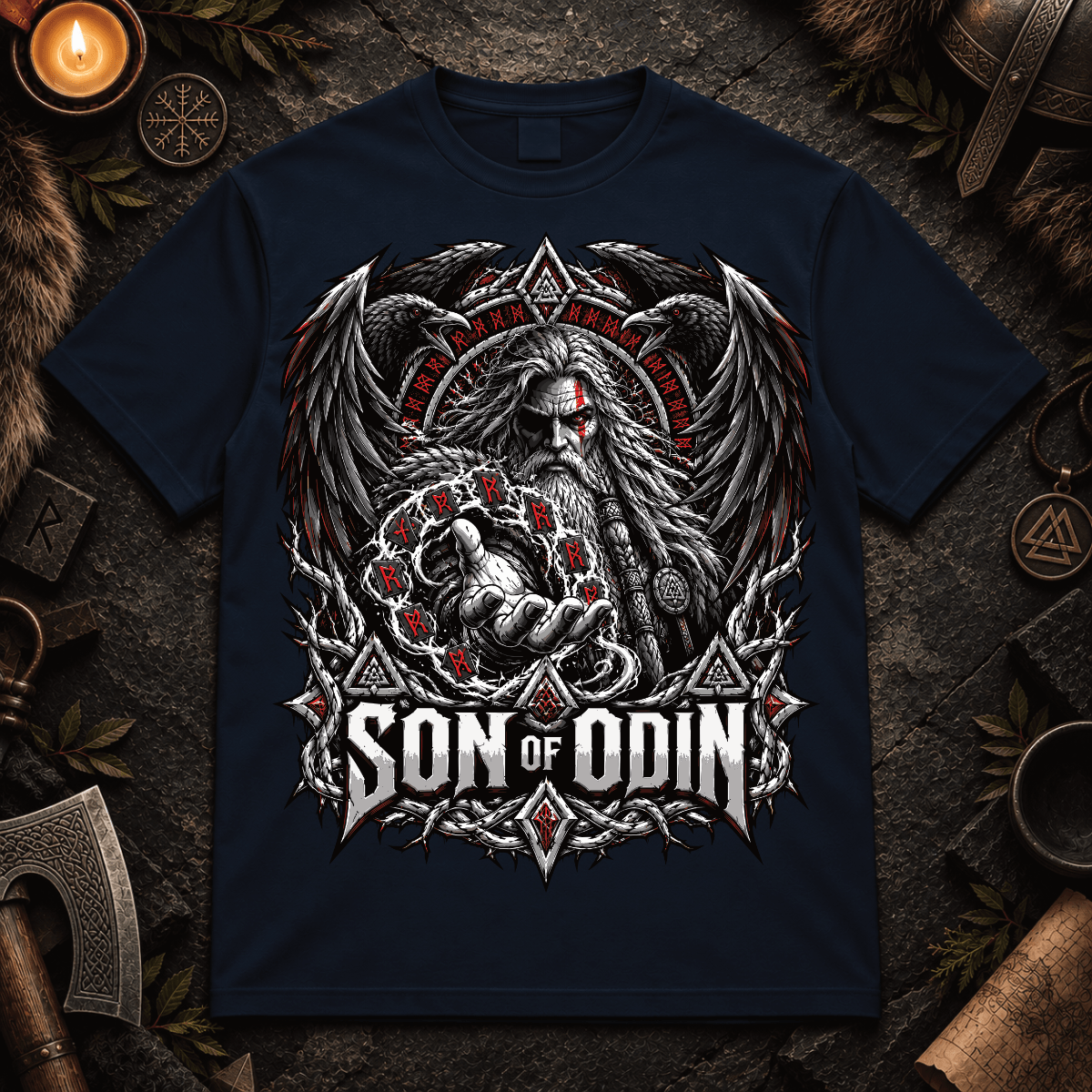 Son of Odin -Herren T-Shirt