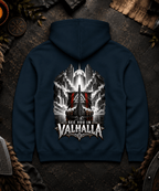 See you in Valhalla - Herren Hoodie (Backprint)