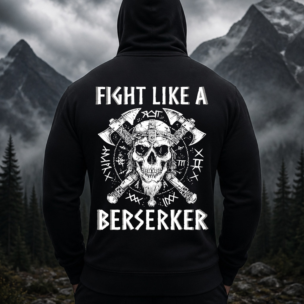 Fight like a Berserker - Herren Hoodie