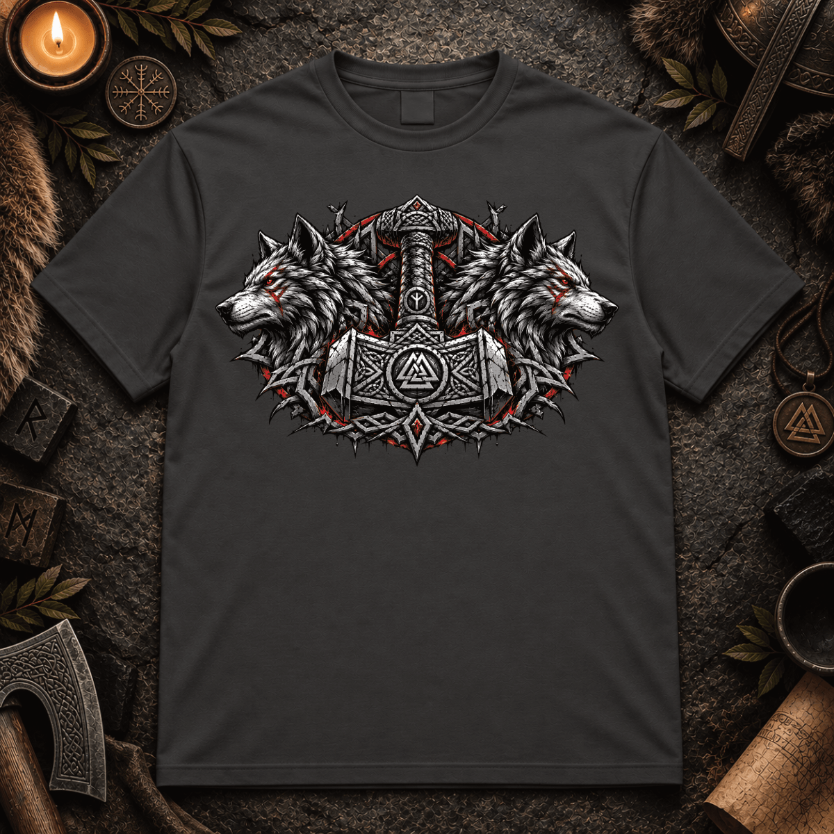Mjölnir, Stärke - Herren T-Shirt